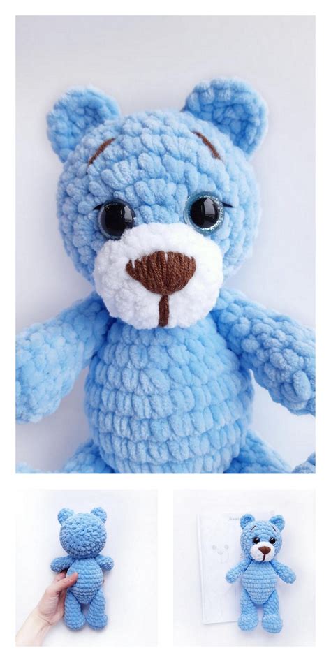 Amigurumi Teddy Bear In Pajamas Free Pattern Free Amigurumi Patterns