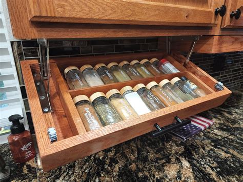 Under Cabinet Spice Rack Cabinet Spice Rack Spice Rack We Needed A
