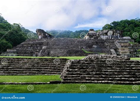 Palenque Archaeological Site in Mexico Stock Photo - Image of religion ...