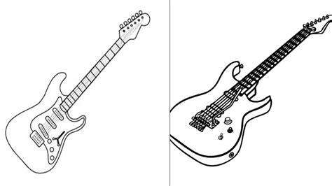 Arquivos Desenho Guitarra Para Colorir Artesanato Total