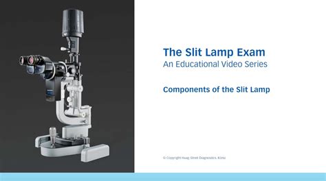 components   slit lamp eyetube