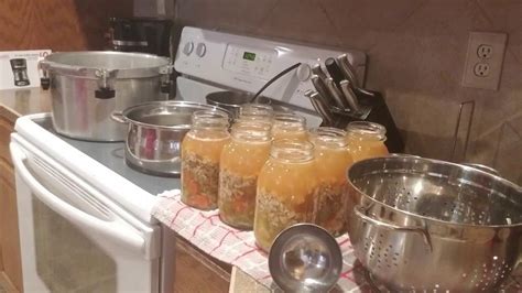 Canning Turkey Soup Youtube