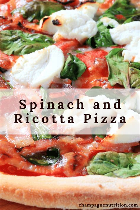 Spinach And Ricotta Pizza Make Your Own Easy Healthy Pizza