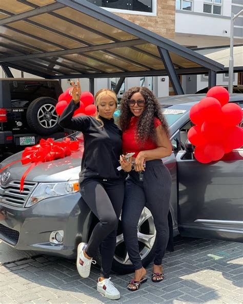 BBNaija Last Year winner, Mercy Eke celebrates her sister birthday with a gift of a car(photos)