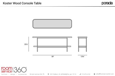 Koster Wood Console Table By Porada Room Service 360