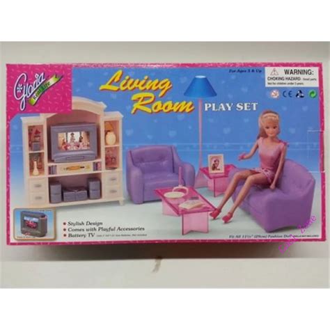 Miniature Furniture My Fancy Life Living Room Set For Barbie Doll House