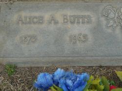 Alice Amelia Rockey Butts M Morial Find A Grave