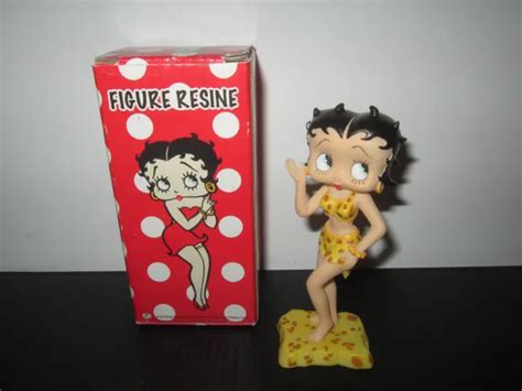 FIGURINE EN RÉSINE BETTY BOOP léopard King Features Syndicate figure