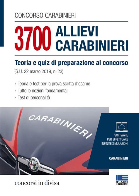 Amazon It Concorso Carabinieri 3700 Allievi Carabinieri Teoria E