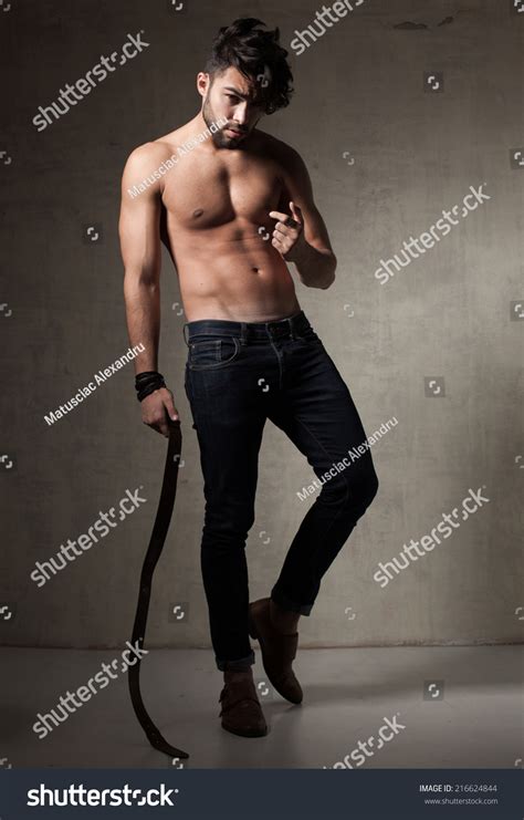 Sexy Fashion Man Model Top Naked Stock Fotografie 216624844 Shutterstock
