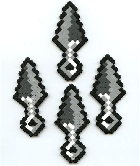 Kunai Knives By Frost Claw Studios On Deviantart Hama Beads Design