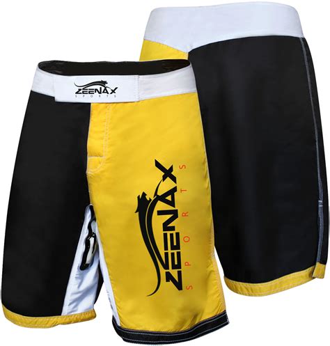 MMA Fight Shorts Ufc Custom Sublimation Short Casual Black & Yellow ...