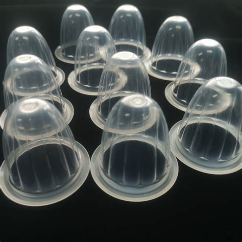 Transparent Disposable Plastic Cup U Shape Pp Customized Clear Jelly