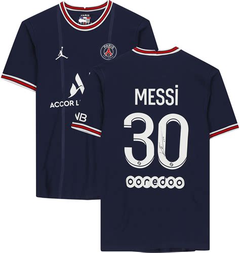 Lionel Messi Whose 30 Paris Saint Germain Jersey Was