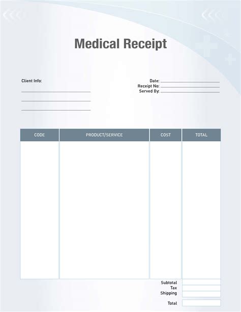 10 Best Free Printable Medical Receipts Pdf For Free At Printablee