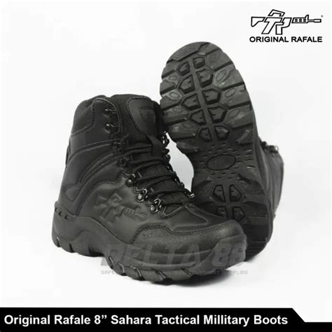 Sepatu Original Rafale Sahara Tactical Military Boots Hitam