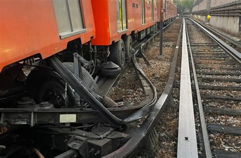 Se Descarrila Un Vagón Del Metro En La Línea 3 Dentro Del Cetram Indios Verdes ¡es Cuanto