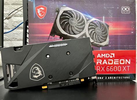 Vga Msi Amd Radeon Rx 6600 Xt Setara Rtx 3060 Elektronik Bagian Komputer And Aksesoris Di