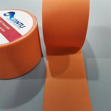 Orange Pvc Tape M Easy Tear Length High Voltage Application Hot Glue