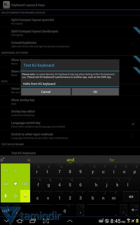 Kii Keyboard İndir - Ücretsiz İndir - Tamindir