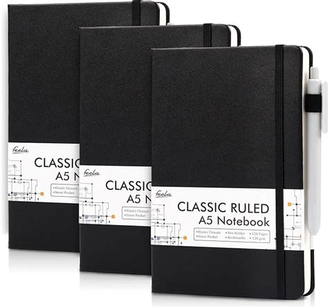 Feela A Notebooks Multipack Pack Ruled Lined Notepads A Gsm