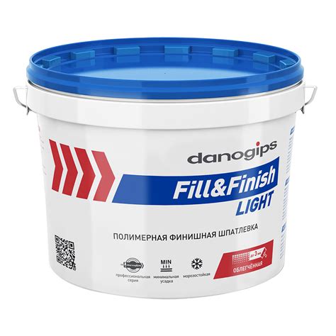 Шпатлевка Danogips Fill&Finish Light универсальная облегченная 10 л/12 ...