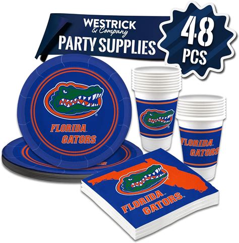 Amazon Florida Gators Party Supplies 48 Piece Officially Licensed