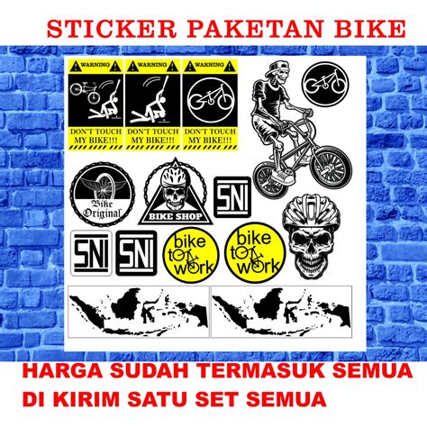 Jual Sticker All Sepeda Variasi Set Shopee Indonesia