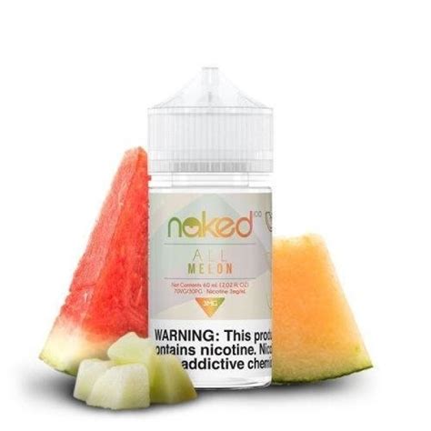 Essência para Vaper Naked All Melón 60ML 3MG Turquinho Importados