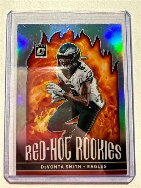 K Donruss Optic Red Hot Rookies Devonta Smith Ebay