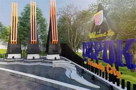 Inilah Makna Filosofis Tugu Selamat Datang Kota Depok Yang Habiskan