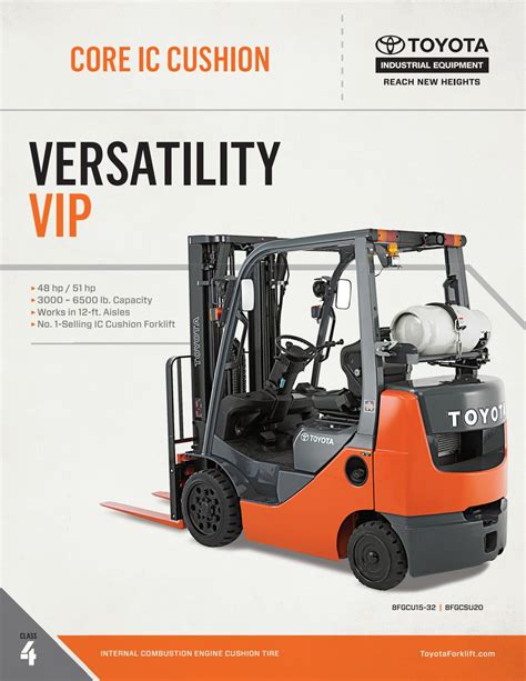 Toyota Forklift Core IC Cushion Product Brochure By Toyota Forklift Issuu