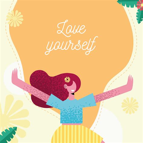 love yourself poster 6165668 Vector Art at Vecteezy