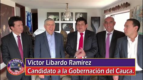 Partido Liberal Entreg Aval Para La Gobernaci N Del Cauca A V Ctor