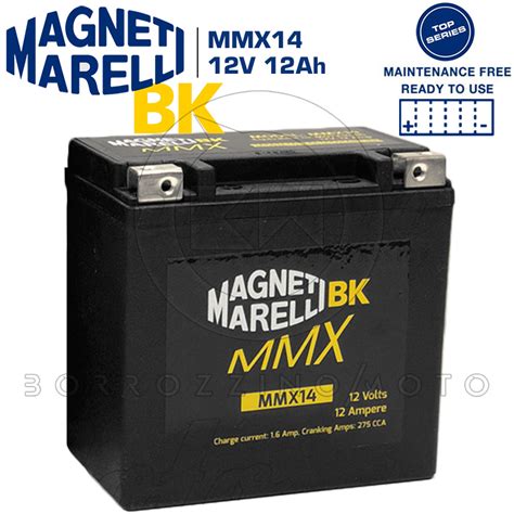 Battery Mmx Magneti Marelli Mmx Ytx Bs Kawasaki Klf C Bayou X