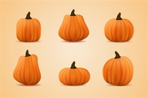 Premium Vector Scary Pumpkin Halloween Lantern Realistic Vector