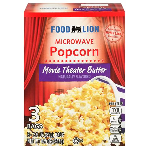 Save On Food Lion Microwave Popcorn Movie Theater Butter Order Online