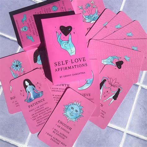 Self Love Positive Affirmation Card Deck Seconds Etsy