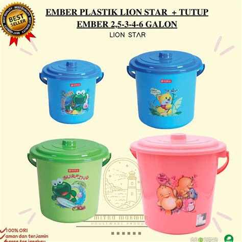 Jual NEW LION STAR EMBER PLASTIK TUTUP 2 5 3 4 6 GALON 8 12