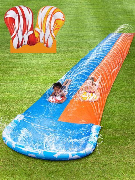 Joyin 32 5ft Extra Long Water Slide And 2 Inflatable Boards Heavy Duty