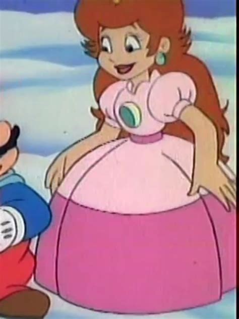 Princess Peachs Beautiful Smile As She Wears Her Beautiful Dress