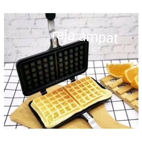 Jual Cetakan Kue Waffle Croffle Maker Tempat Buat Wafel Roti Donat