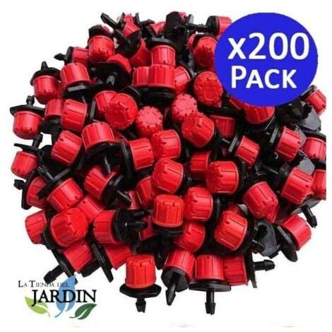 200 x Goutteur Réglable 0 à 70 l h Kits de système d irrigation goutte