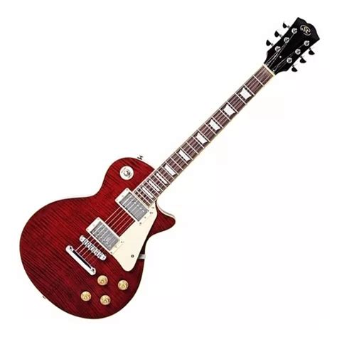 Guitarra Sx Les Paul Ef D Twr Les Pool Red Color Rojo Transl Cido