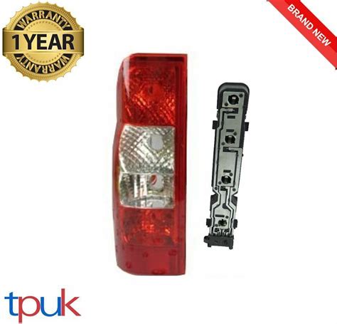 Ford Transit Van Mk7 Rear Light Lens Lamp Passenger Left Side With Bulb Holder 7426925812376 Ebay