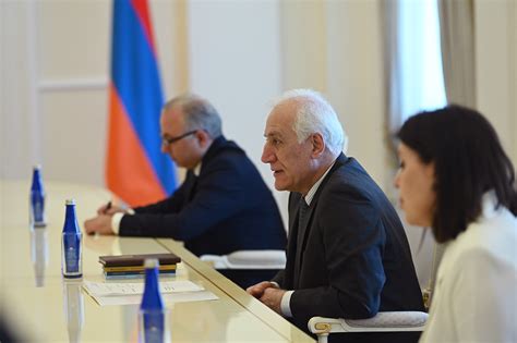 President Vahagn Khachaturyan Received Foreign Minister Of Georgia Ilia