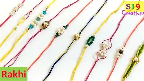 Easy Rakhi Making Ideas Handmade Rakhi How To Make Rakhi At Home Rakshabandhan Rakhi