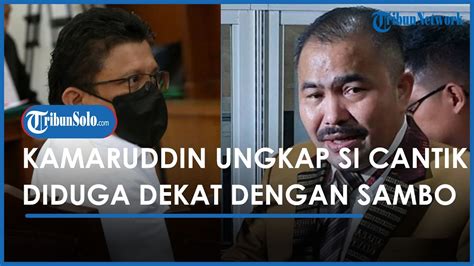 Kamaruddin Simanjuntak Ungkap Si Cantik Diduga Dekat Dengan Ferdy Sambo