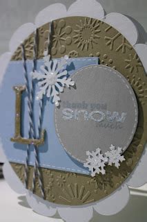 redheaded crafter: Thank You SNOW Much Card