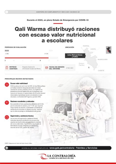 Qali Warma distribuyó a escolares raciones con escaso valor nutricional